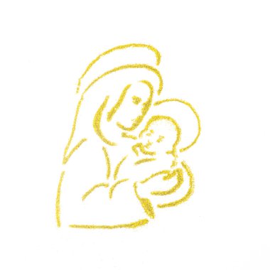 Noel dekorasyon glitter yapılan