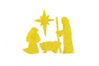 Noel dekorasyon glitter yapılan
