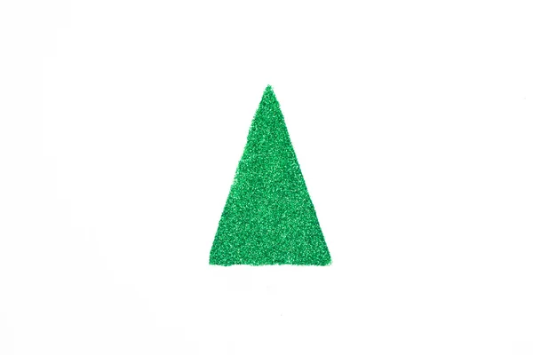 Kerstdecoratie gemaakt van glitter — Stockfoto