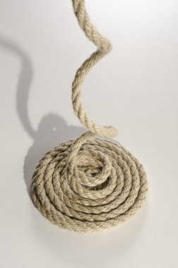 Kenevir doğal bükülmüş ip