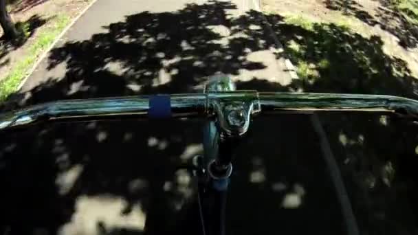 Jízda na kole — Stock video