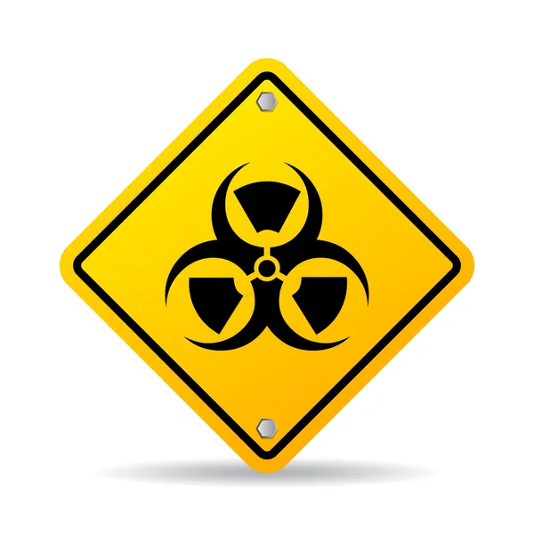 Danger hazard sign — Stock Vector