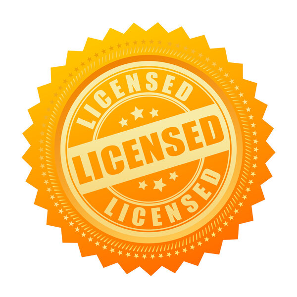 Licensed gold seal certificate
