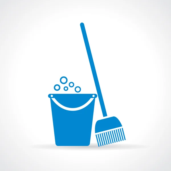 Mopping icono del vector — Vector de stock