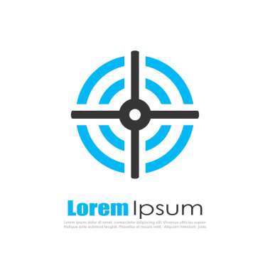 Hedef soyut logosu