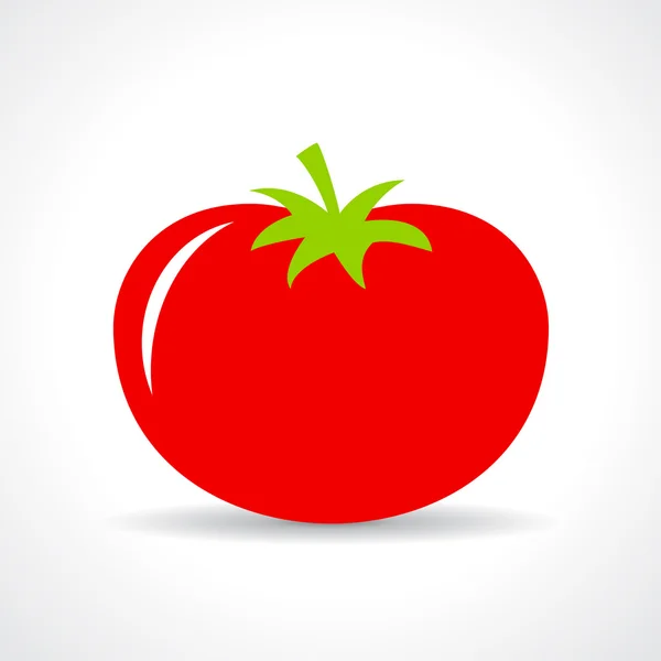 Red tomato icon — Stock Vector