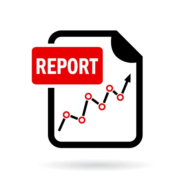 Vector rapportpictogram — Stockvector