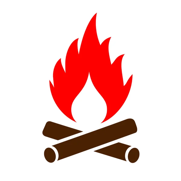 Firewood vector icon — Stock Vector
