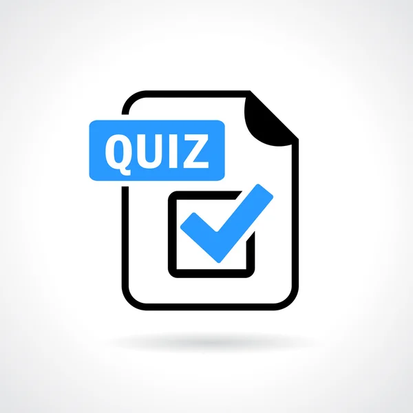 Ícone vetorial do quiz — Vetor de Stock