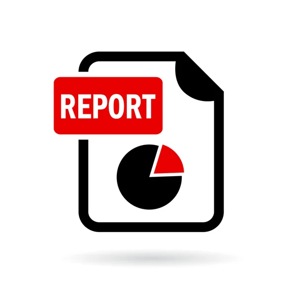 Ikona dokumentu raportu — Wektor stockowy