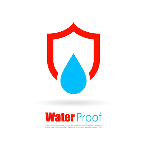 Logo wektor wodoodporny — Wektor stockowy