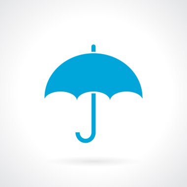 şemsiye vektör simgesi