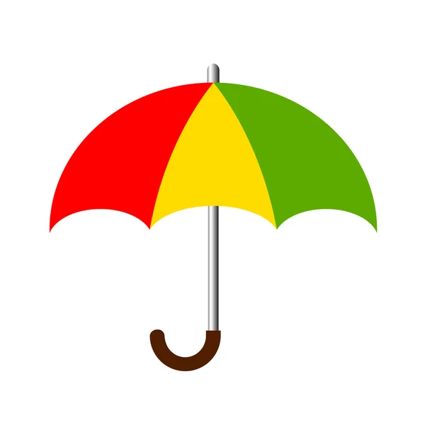 Paraguas icono colorido — Archivo Imágenes Vectoriales
