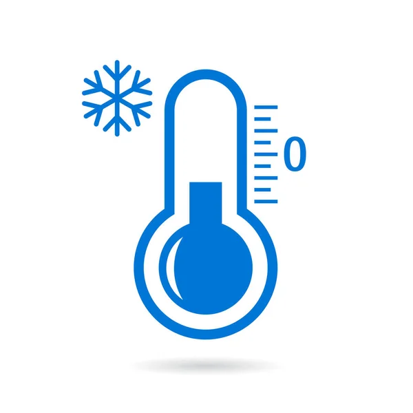 Düşük Sıcaklık Vektör Piktogramı — Stok Vektör