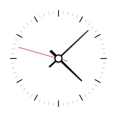 Saat yüz vektör illüstrasyonu