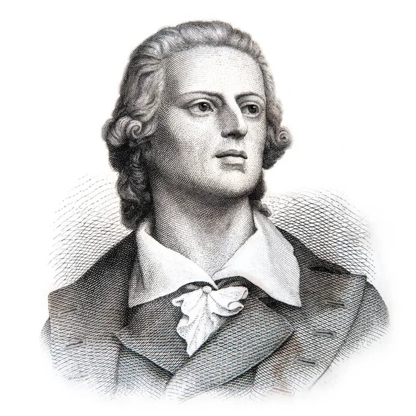 Johann Friedrich Von Schiller 1759 1805 German Poet Writer Photo — Stock Photo, Image