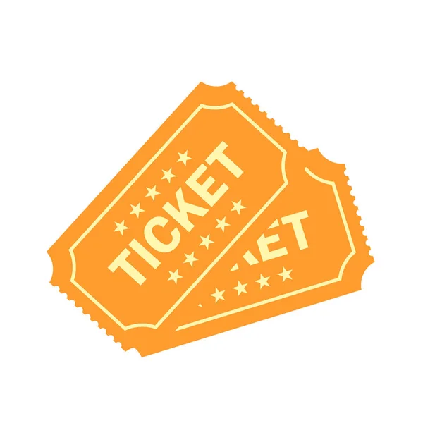 Ilustrasi Tiket Vektor Undian Emas - Stok Vektor