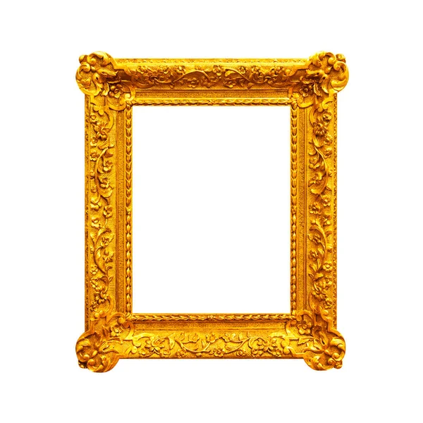 Vintage Ornate Frame Isolated White Background — Stock Photo, Image