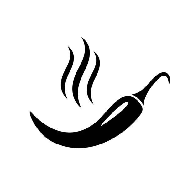 Hot Spicy Pepper Vector Icon — Stock Vector