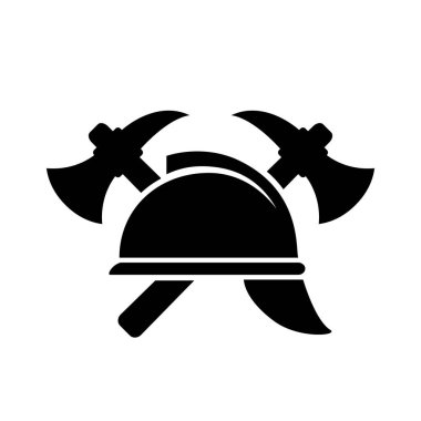 Retro yangın vektörü amblemi