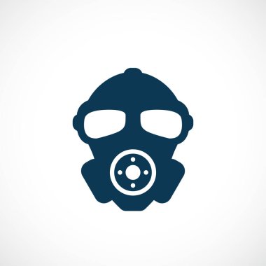 gaz maskesi vektör simgesi