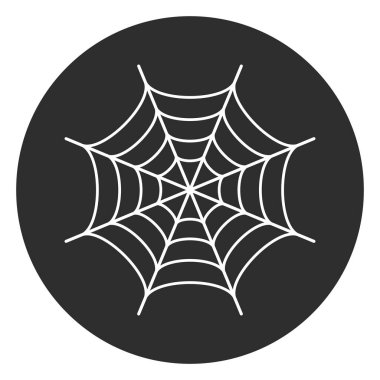 Örümcek ağı yuvarlak düğmesi