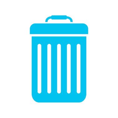 Çöp kutusu vektör simgesi