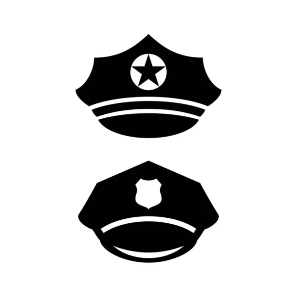 Servicio Militar Uniforme Tapa Icono — Archivo Imágenes Vectoriales