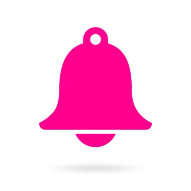 Çan vektörü düz simgesi