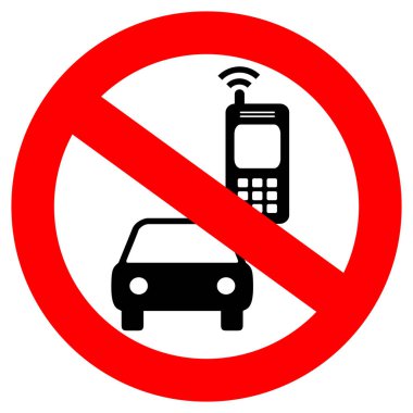 Sürüş vektörü imzalarken cep telefonu yasak