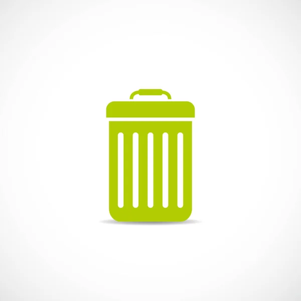 废物桶病媒图标 — 图库矢量图片