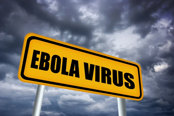 Ebola-virus teken — Stockfoto