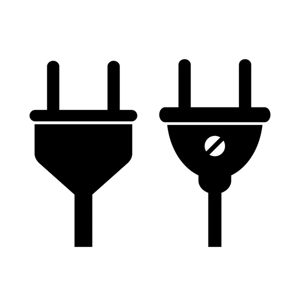 Buchsenstecker-Symbol — Stockvektor