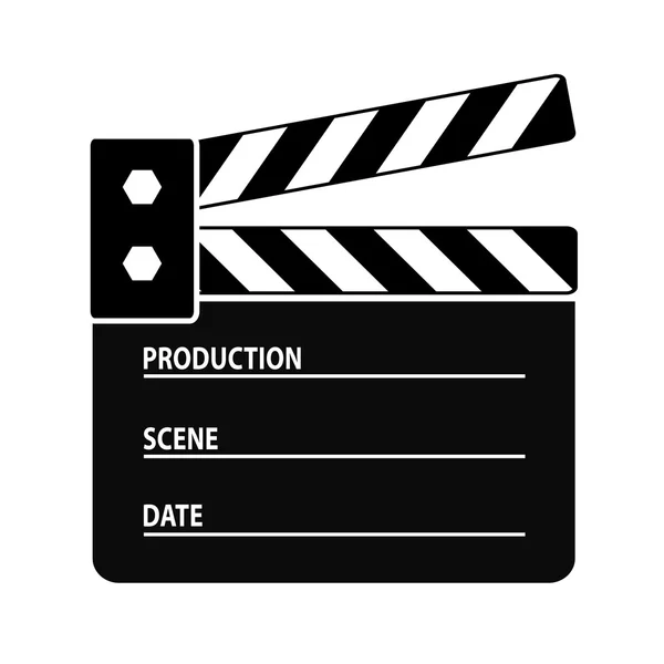 Clapper board — Stock Vector