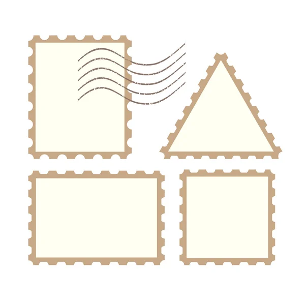 Poste vectoriel timbres — Image vectorielle