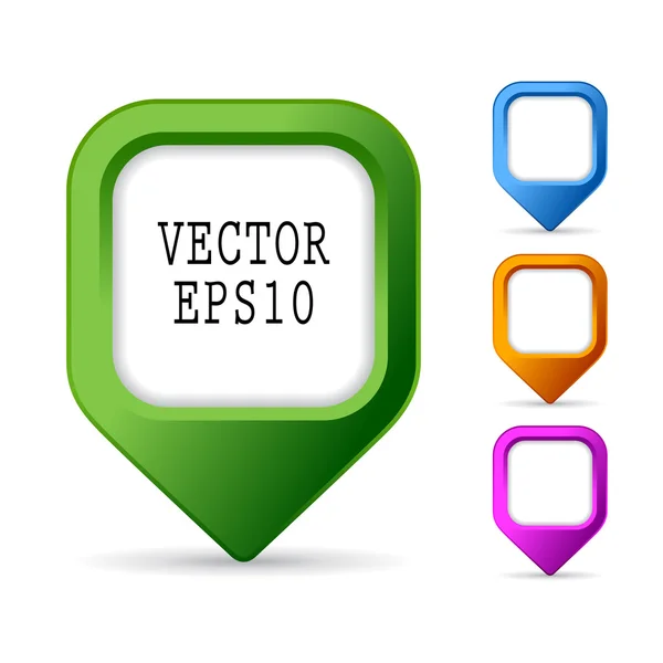 Marcador de mapas — Vetor de Stock