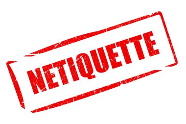 Internet görgü kuralları damgası