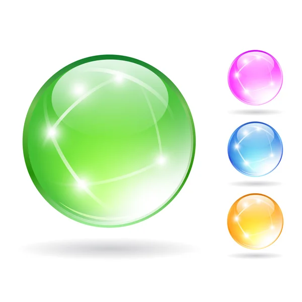 Crystal ball — Stock Vector