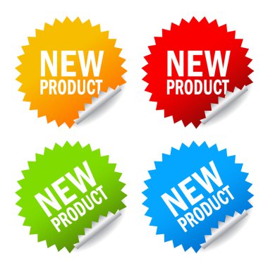 New product sticker clipart