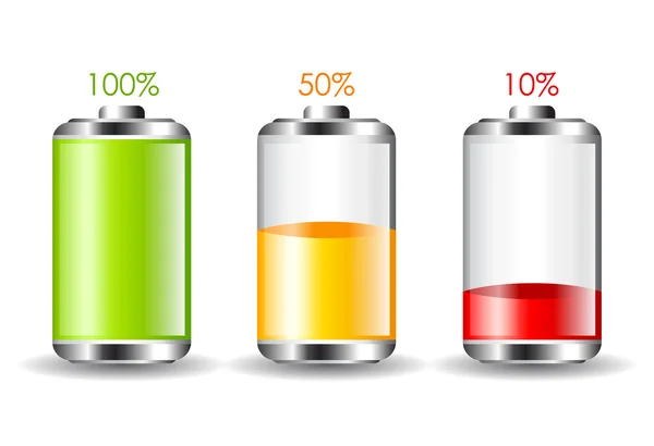 Battery charging icon — Stock Vector