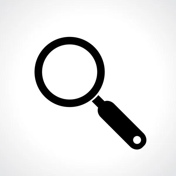 Magnifying icon — Stock Vector