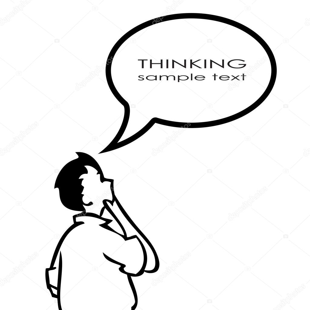 Thinking person