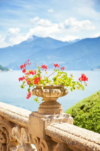 Krásná krajina na jezeře Como — Stock fotografie