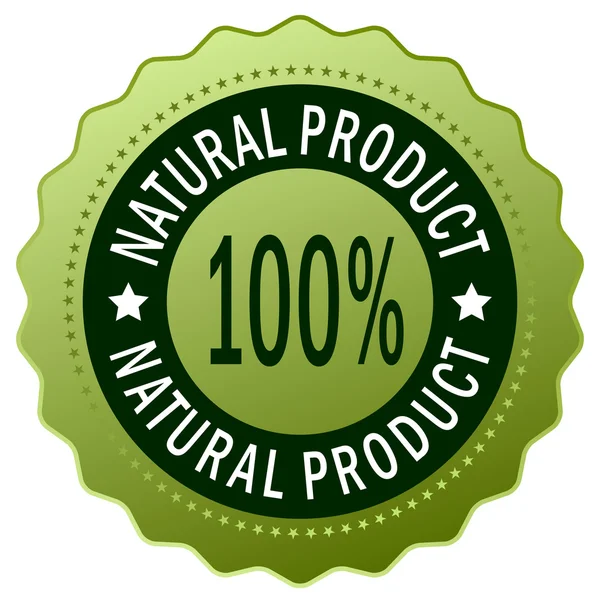 Naturlig produktikonen — Stock vektor