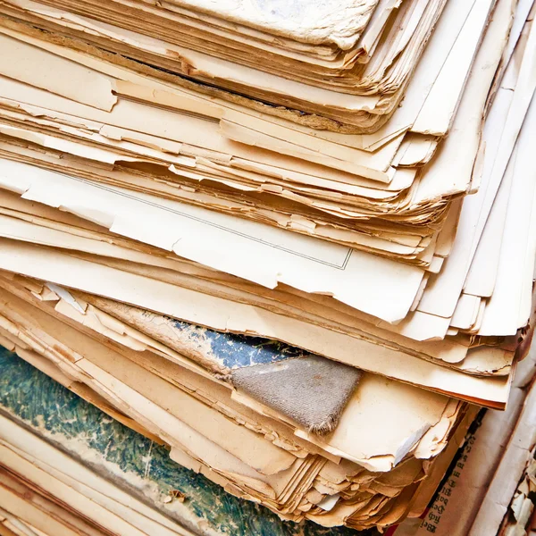 Heap of old papers — Stock Photo, Image