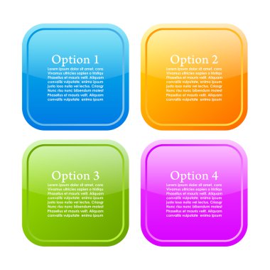 Seçenekleri bilgi düğmelerini