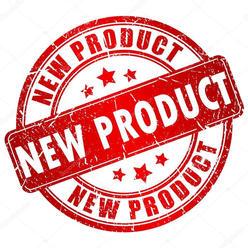 New product vector stamp isolated on white background