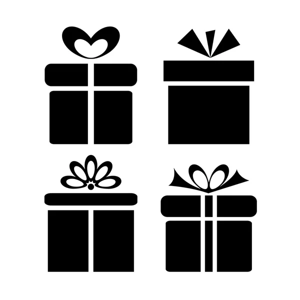 Iconos de regalo — Vector de stock