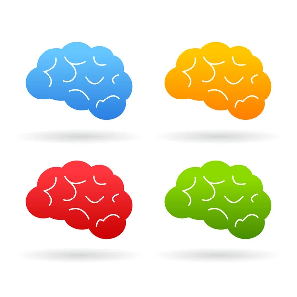 Brain icon — Stock Vector