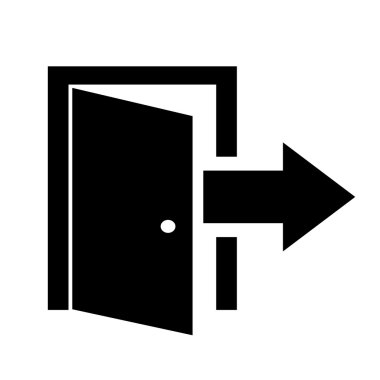 Çıkış kapı işareti